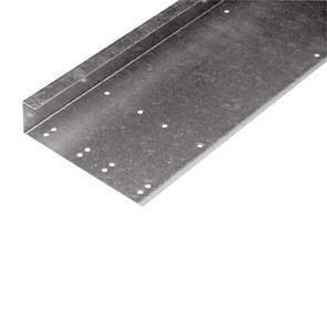 Eindstijl dubbel 610 mm 40mm paneel